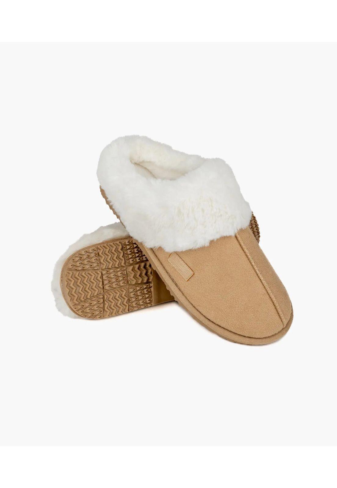 Pantuflas Mujer Comfy 39-40 Beige-2