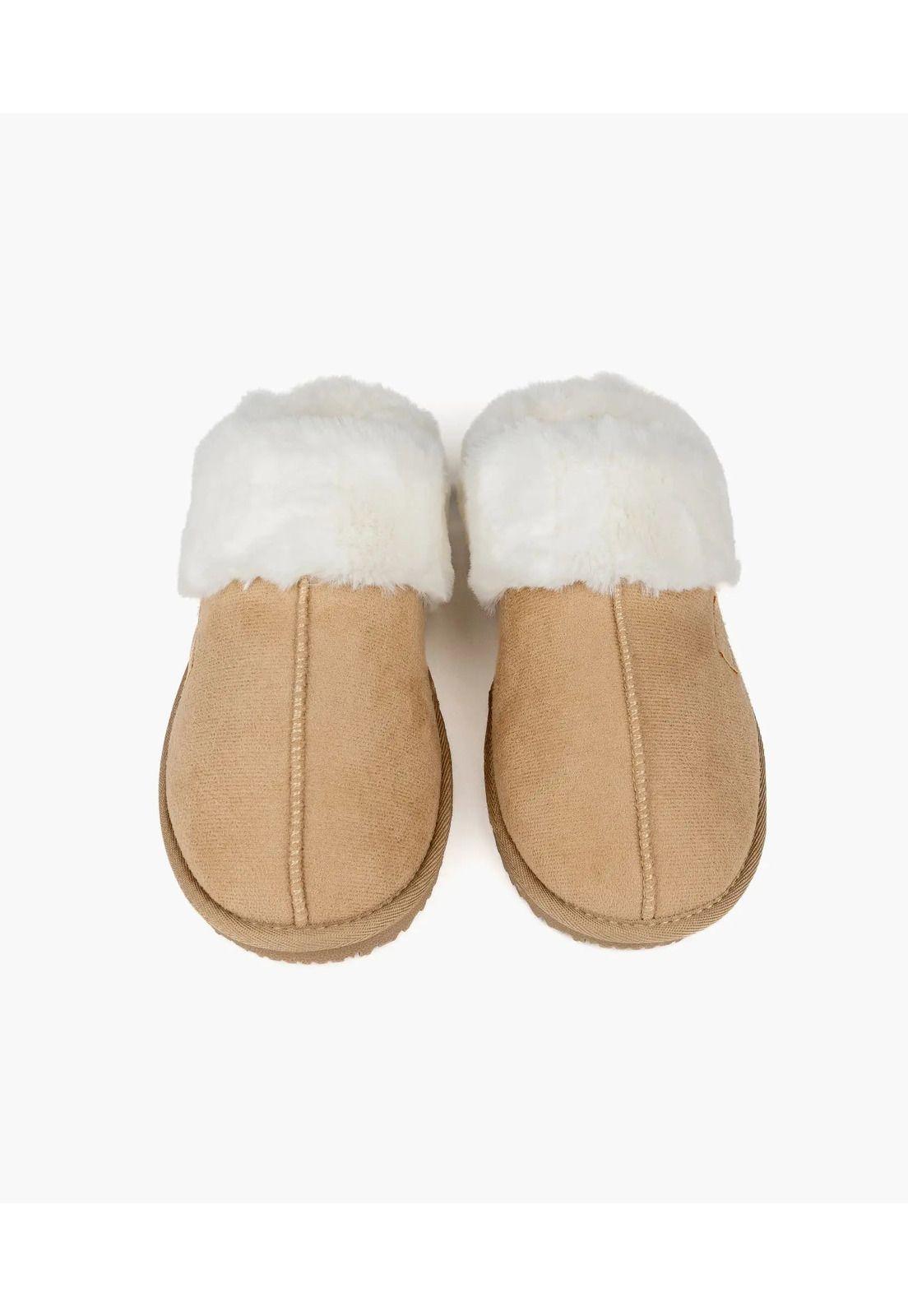 Pantuflas Mujer Comfy 39-40 Beige-3