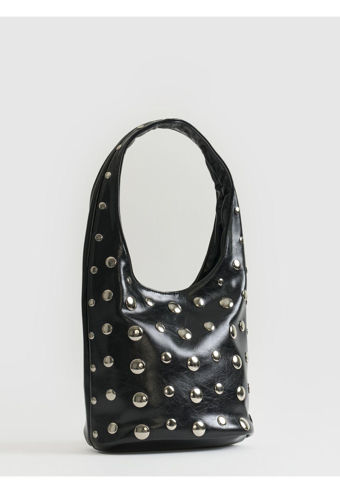 Cartera De Hombro Maxi Tachas Éclat-2