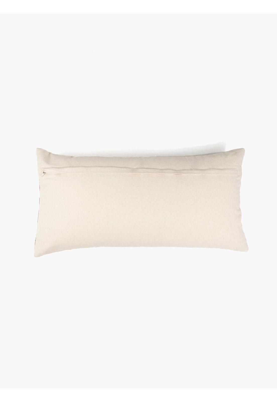 Cojín Algodón Textura Líneas Beige-2