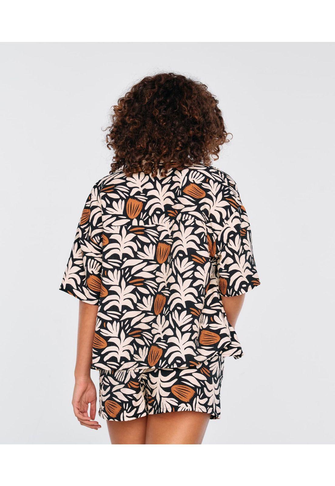 Camisa Mujer Bolsillos Resort Time-2