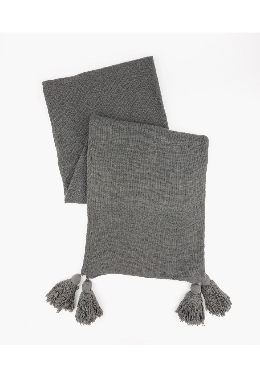 Piecera Mujer Algodón Borlas 100 x 240 -0