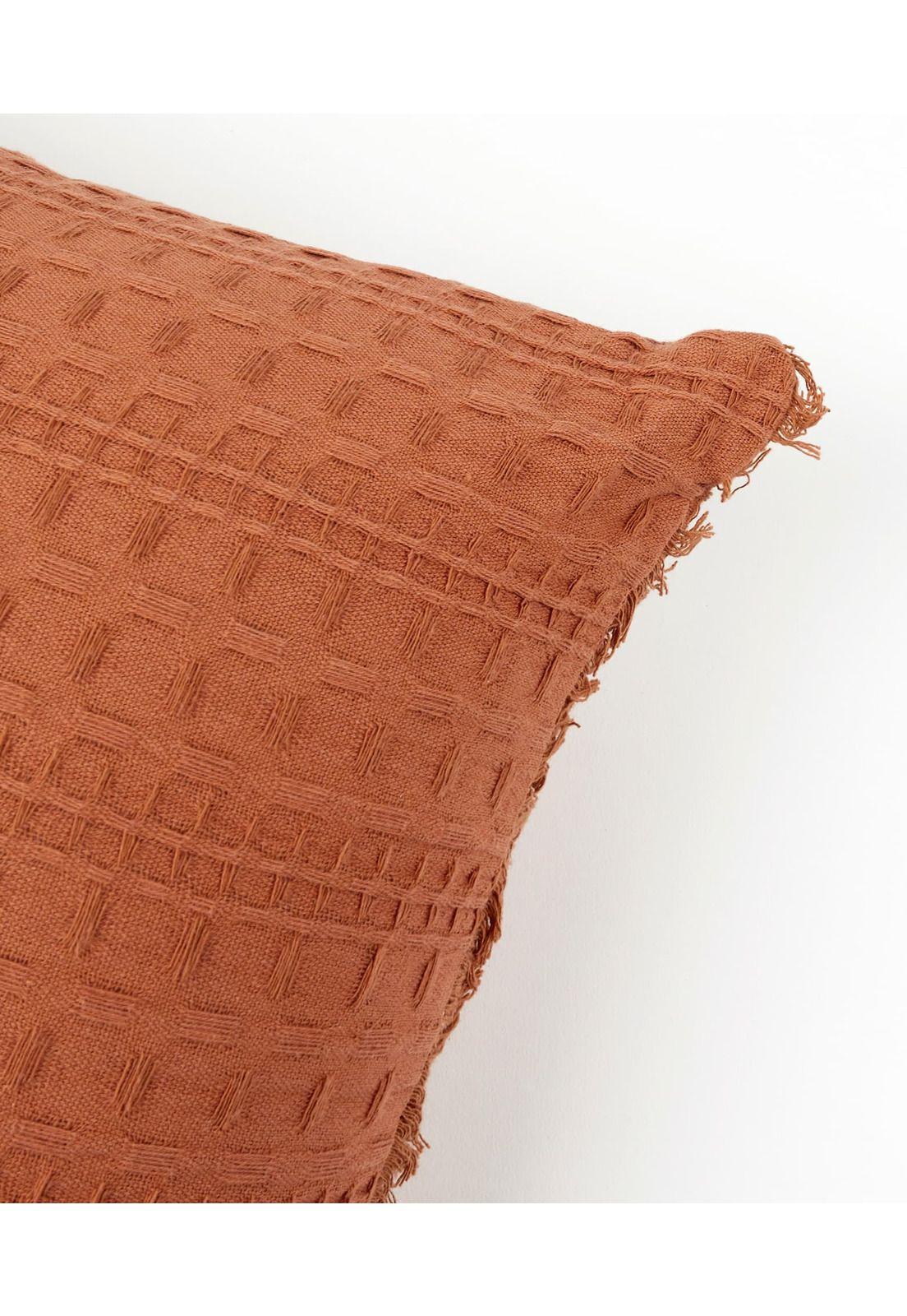 Cojín 30 X 60 Cm Rectangular Lounge Terracota-2