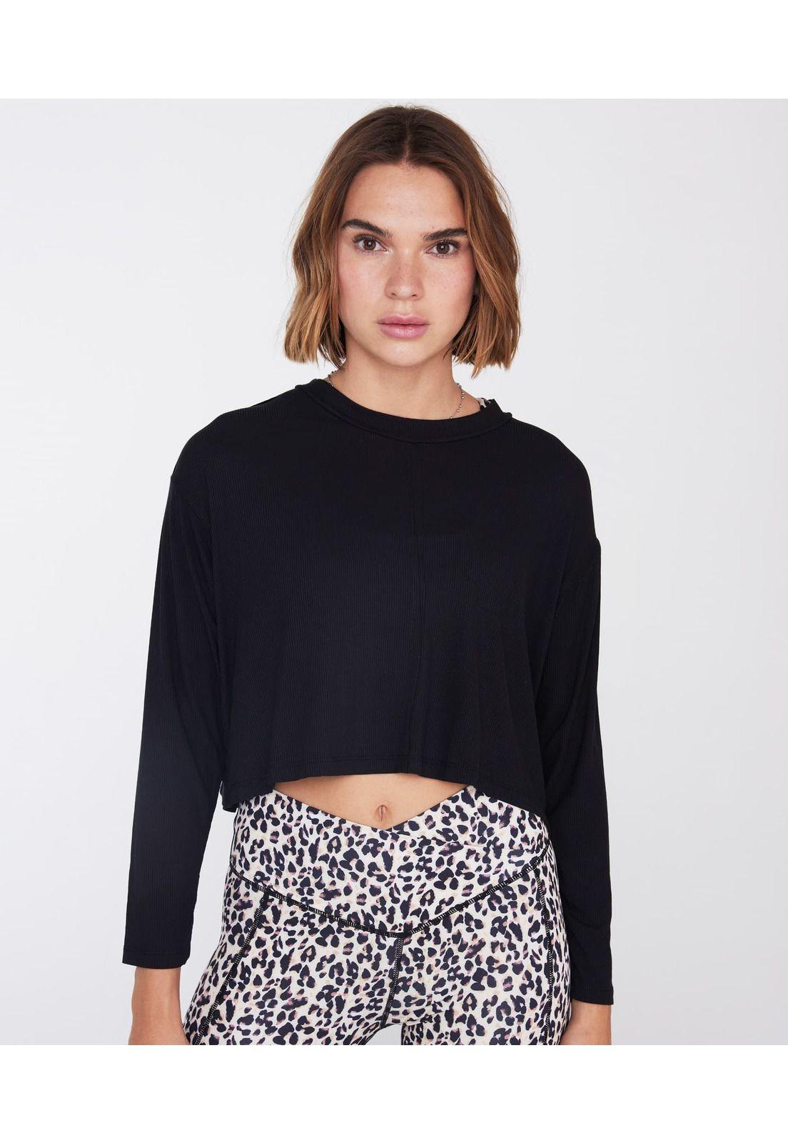 Polera Active Espalda Abierta Negro-0