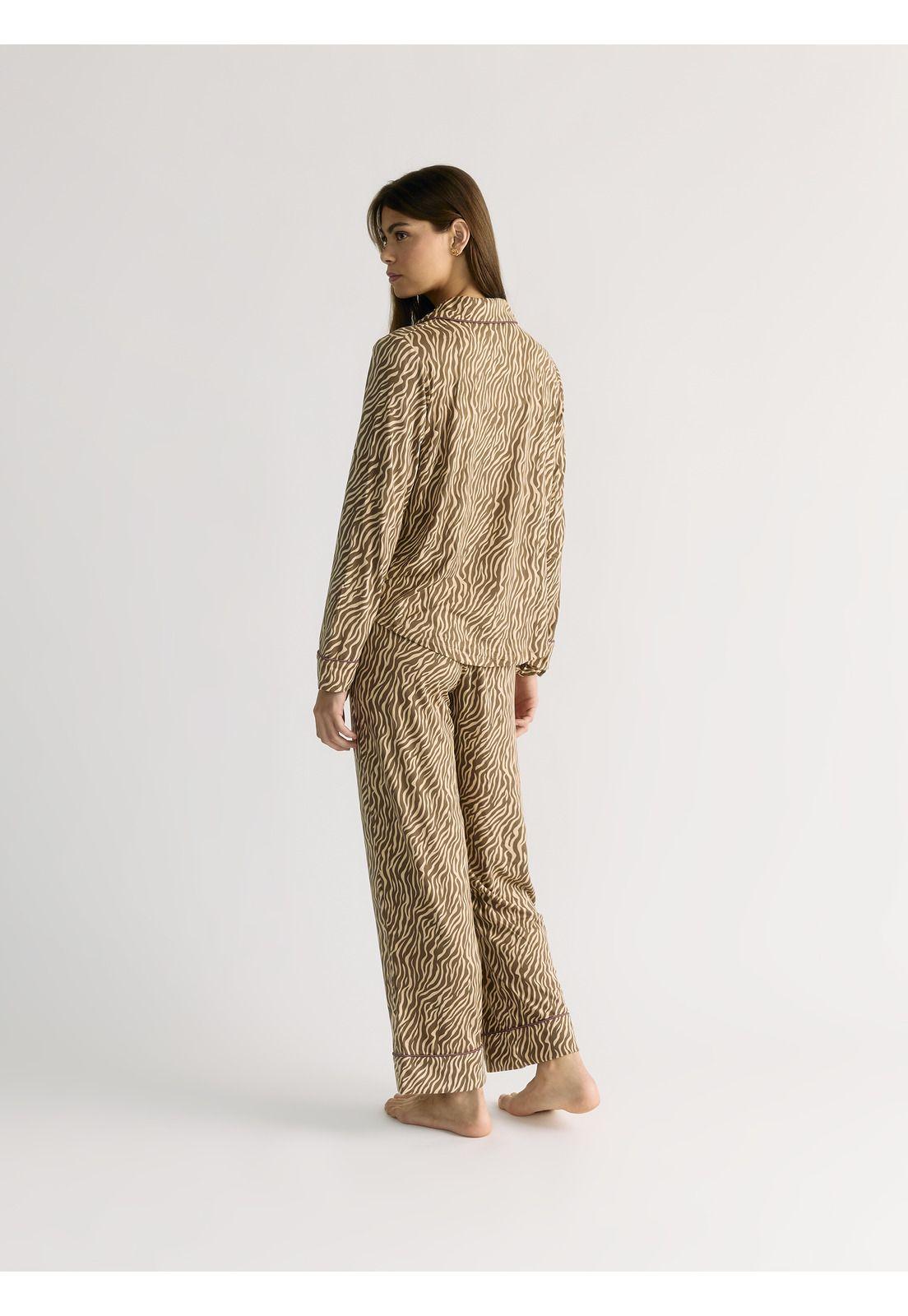 Set Pijama Cebra Café Dreamy-2