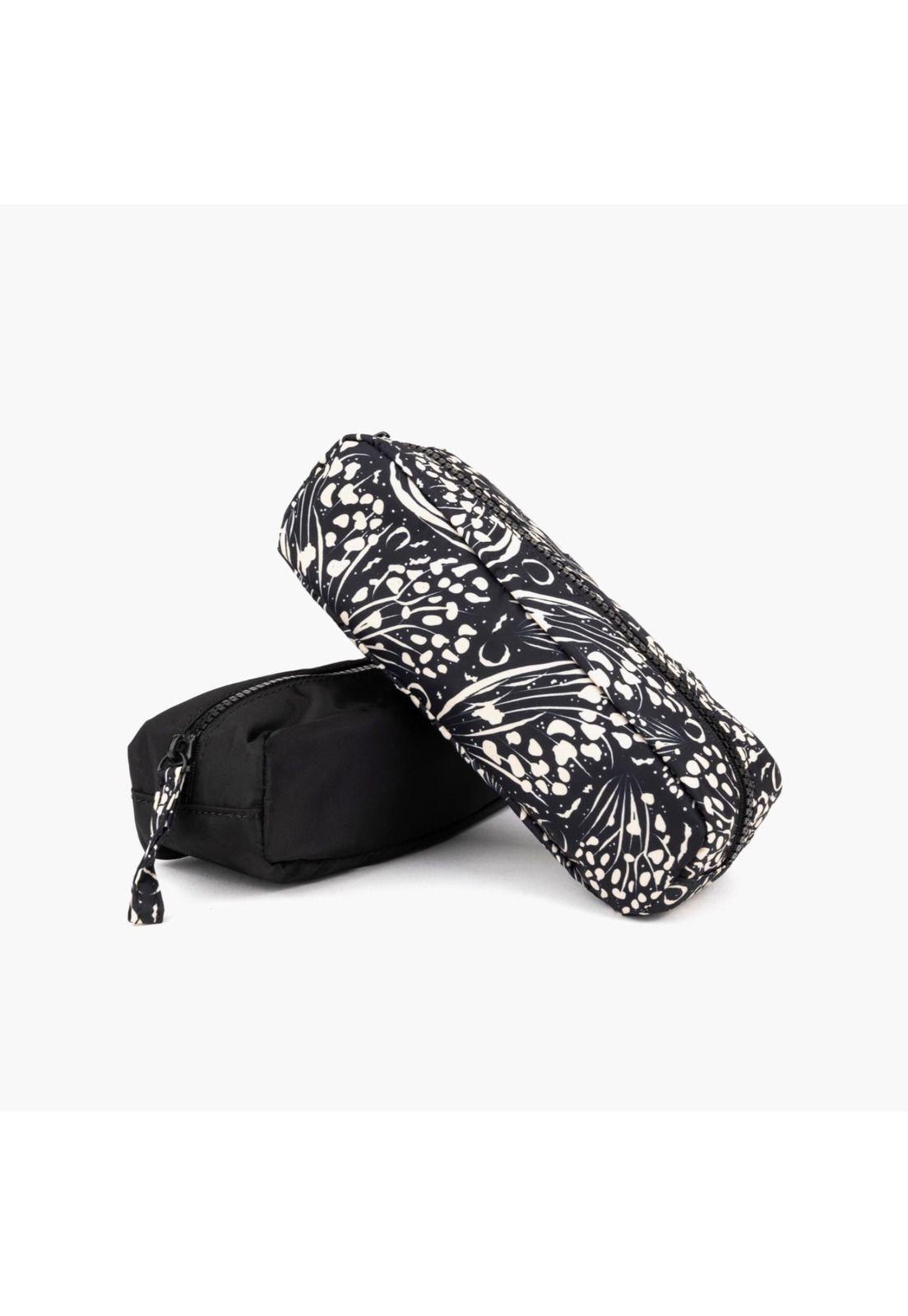 Cosmetiquero Mujer Dos Estuches Negro-1