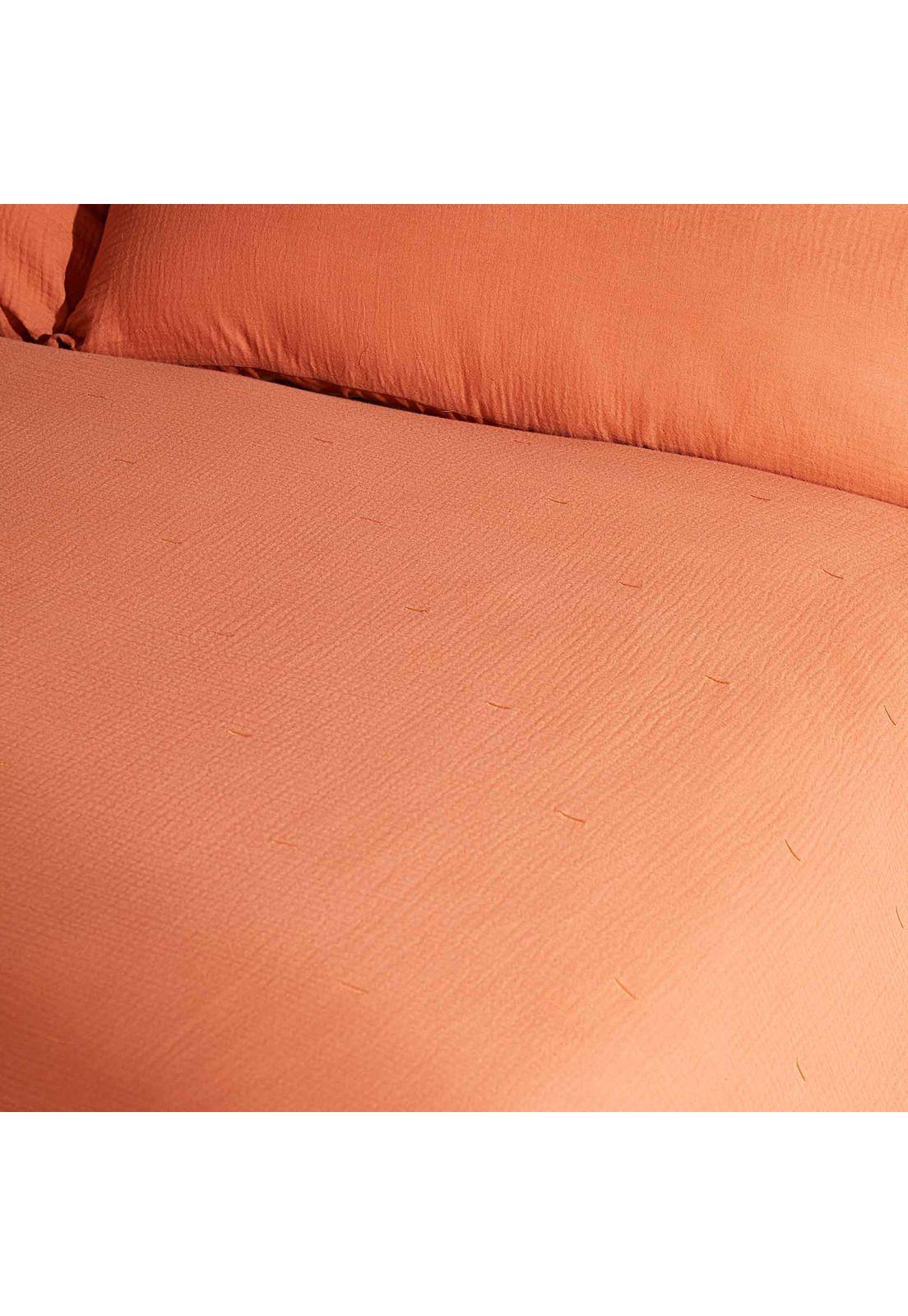 Funda De Plumón 220 X 220 Cm Lounge Terracota-2