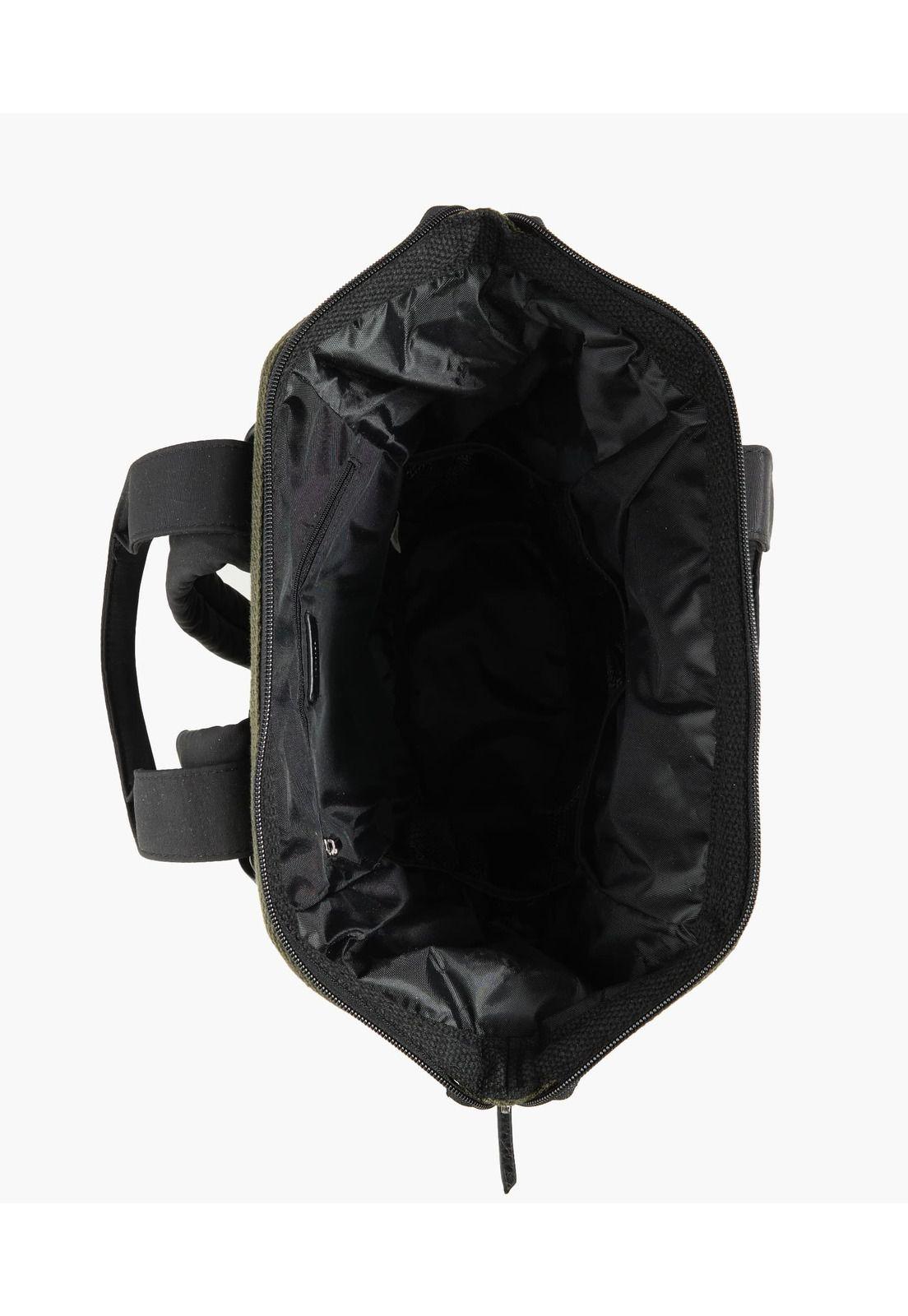 Mochila Maternal Nylon Verde Musgo-4