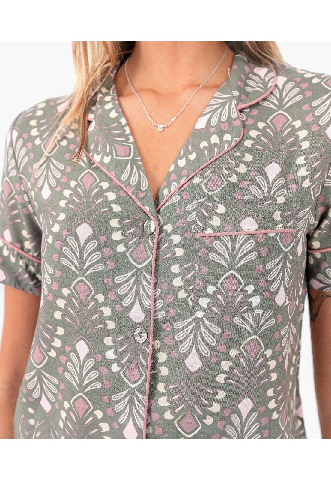 Pijama Dreamy Boho Verde-4