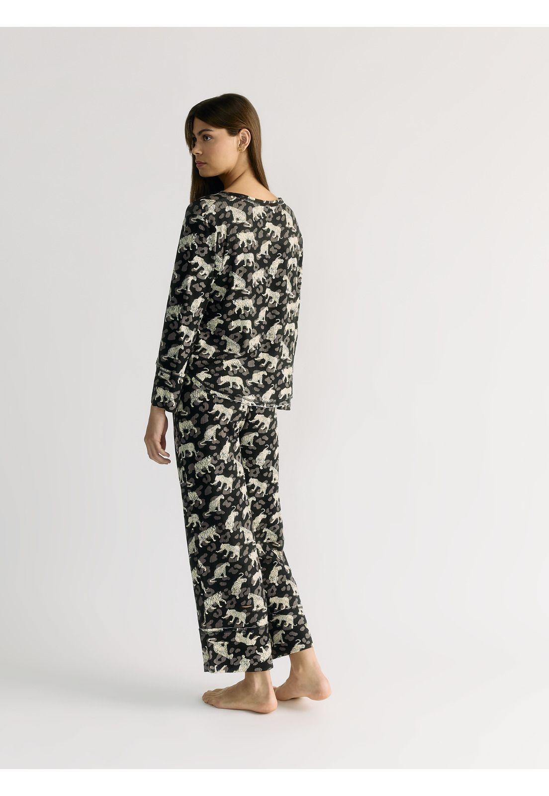 Pijama Animal Print Tigres Dreamy-2