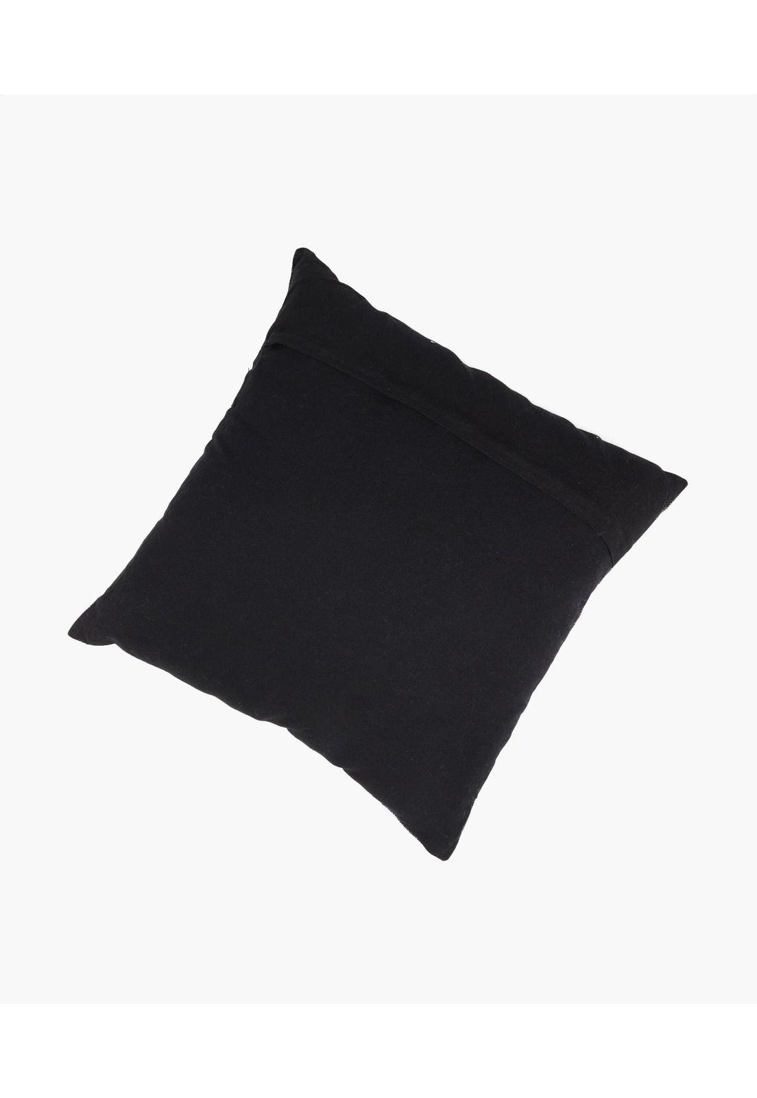 Cojín Algodón 45 X 45 Cm Negro-3