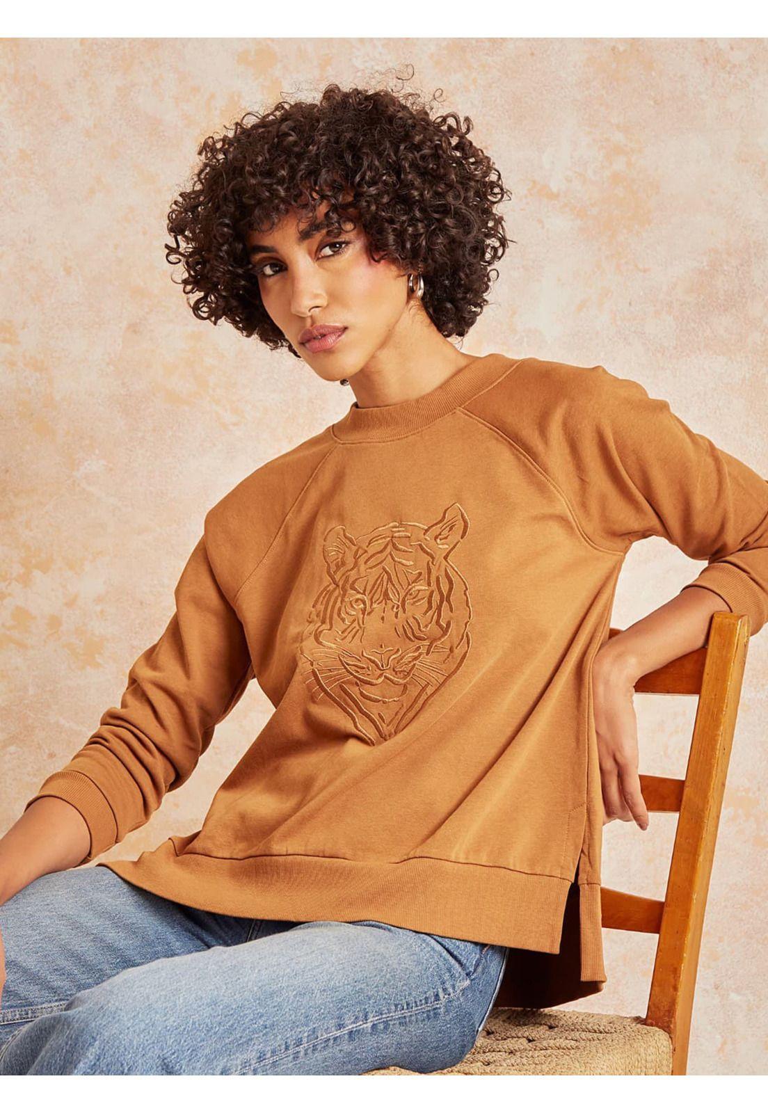Polerón Boho Tigre -2