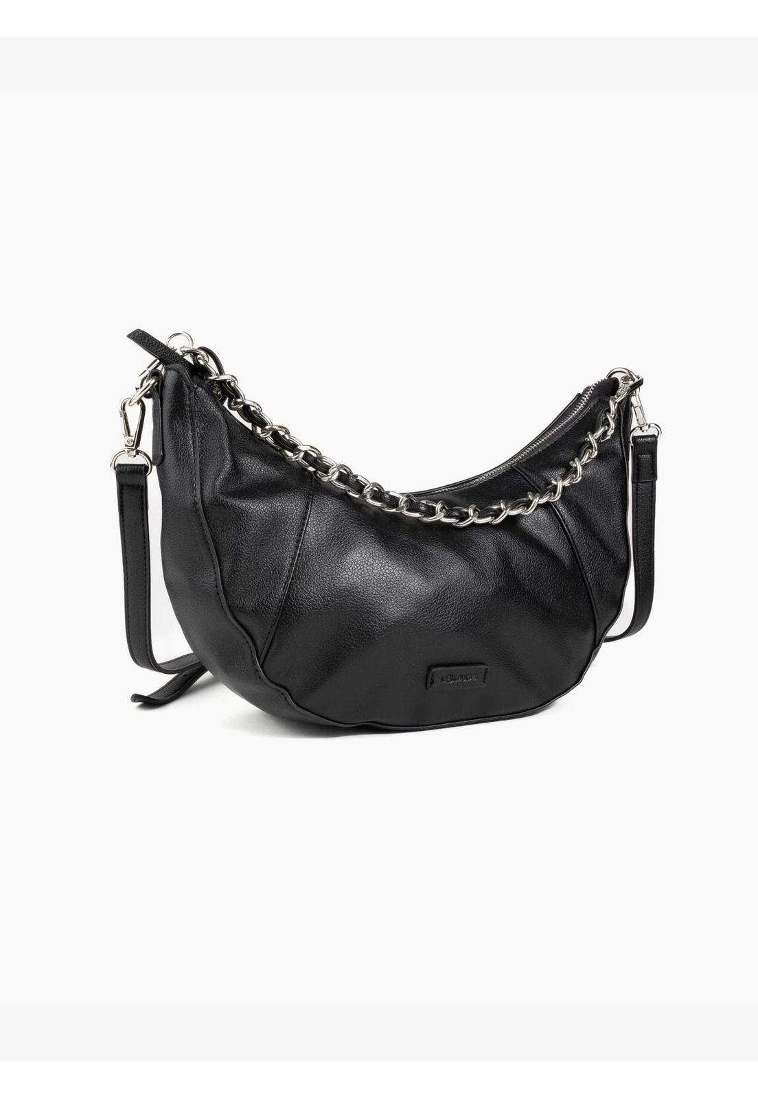 Cartera Bandolera Media Luna Cadena-3