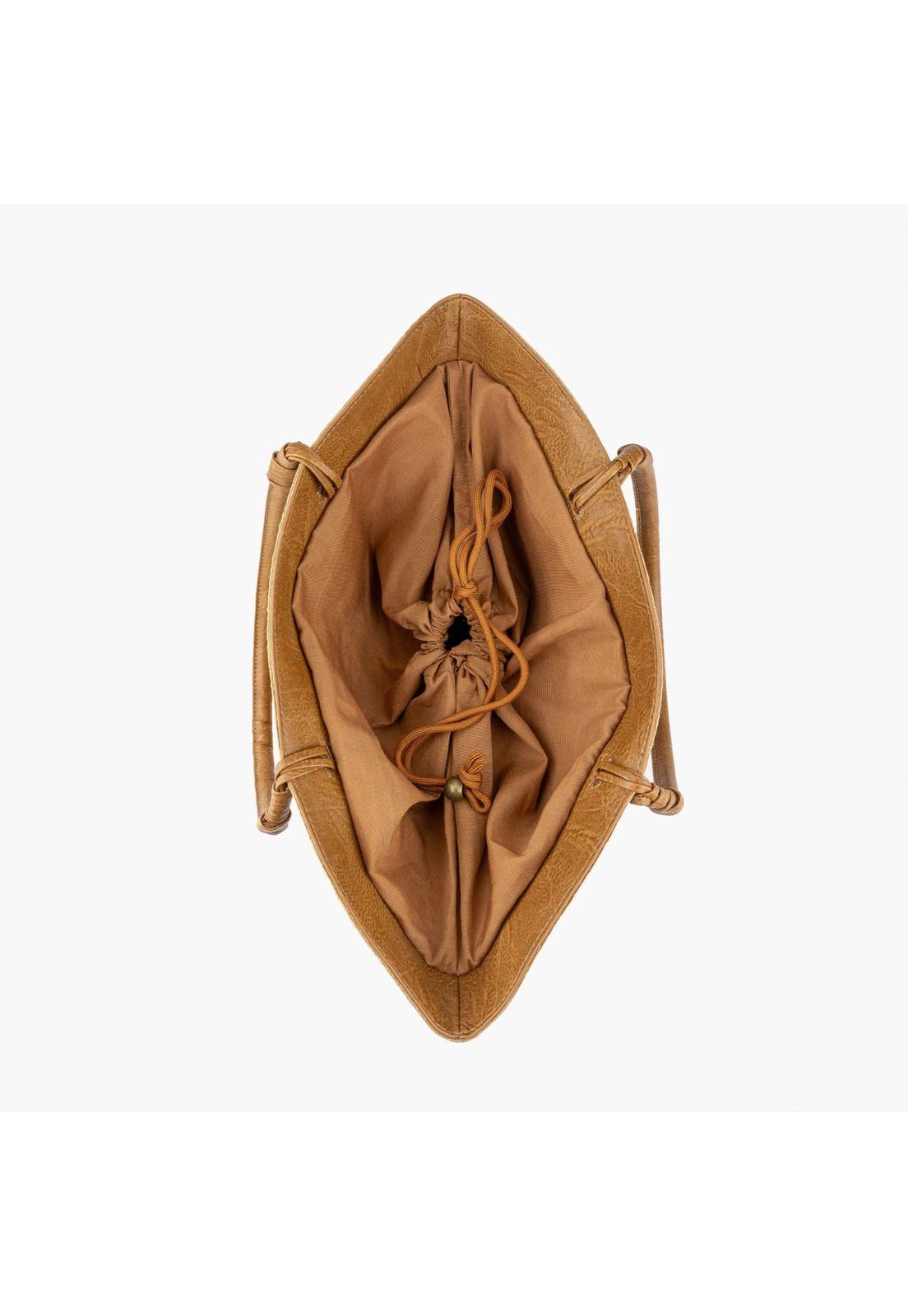 Cartera De Hombro De Playa Paradiso Beige-2