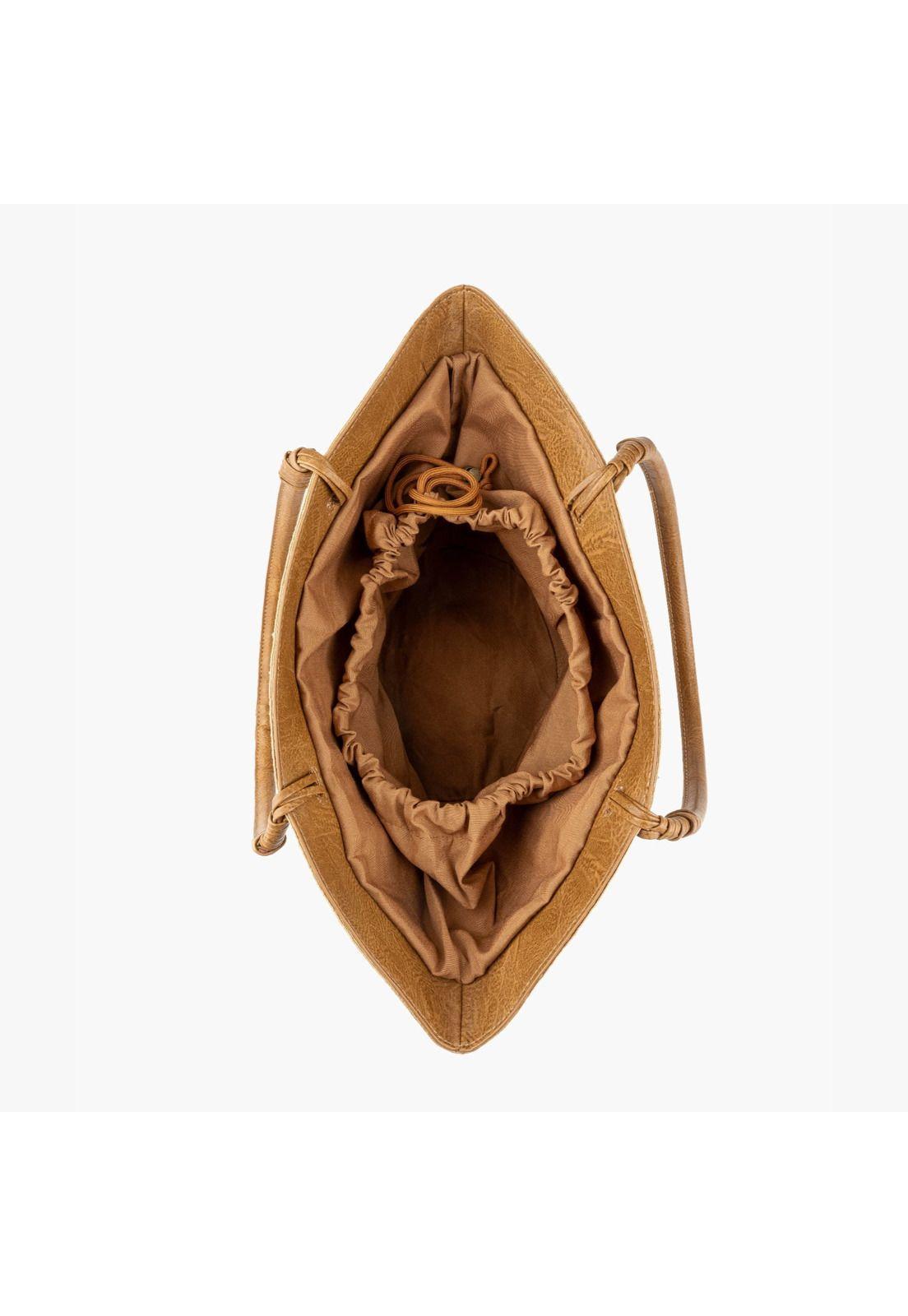 Cartera De Hombro De Playa Paradiso Beige-3
