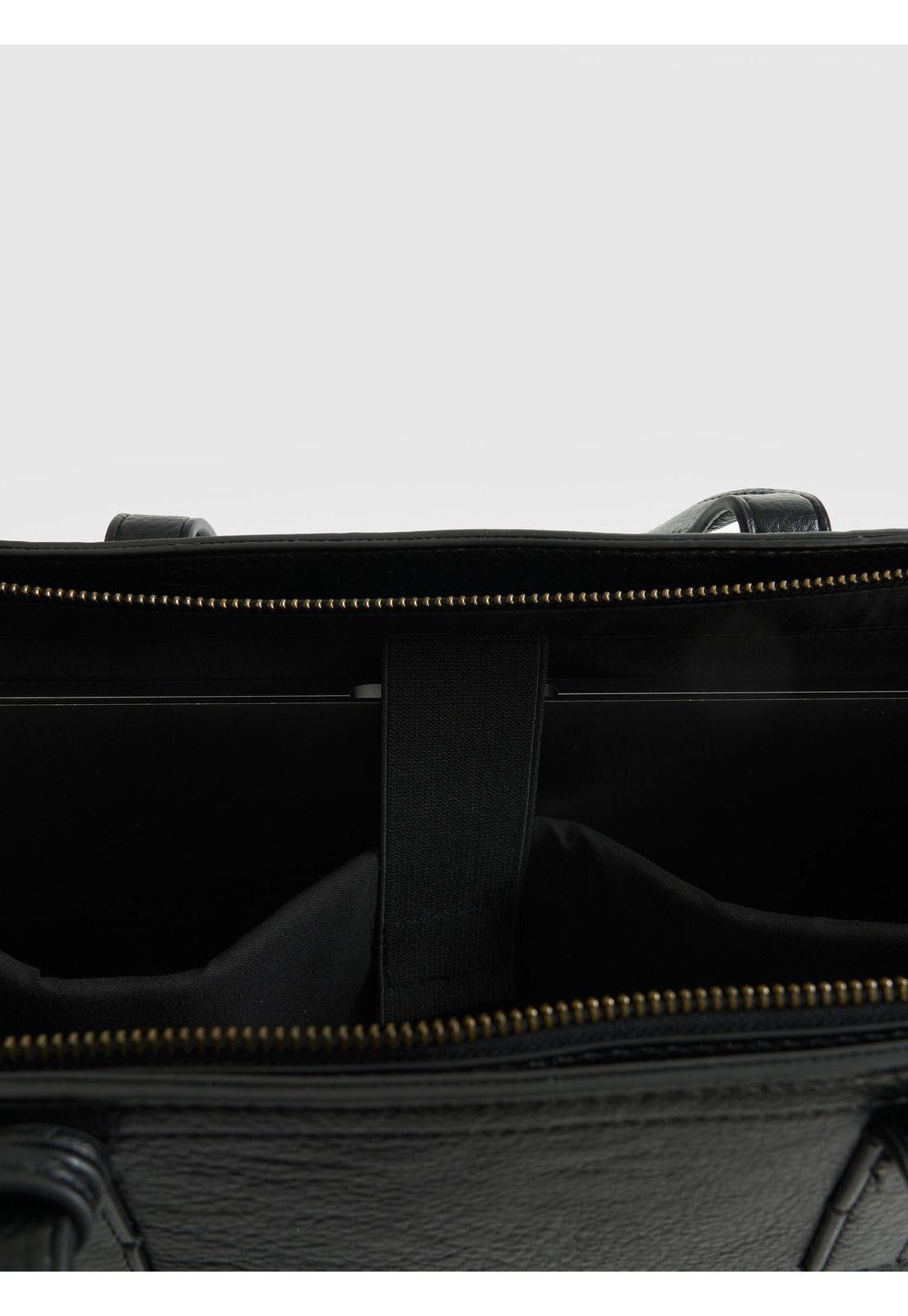 Bolso Notebook Fake Suede Charm Resina-4