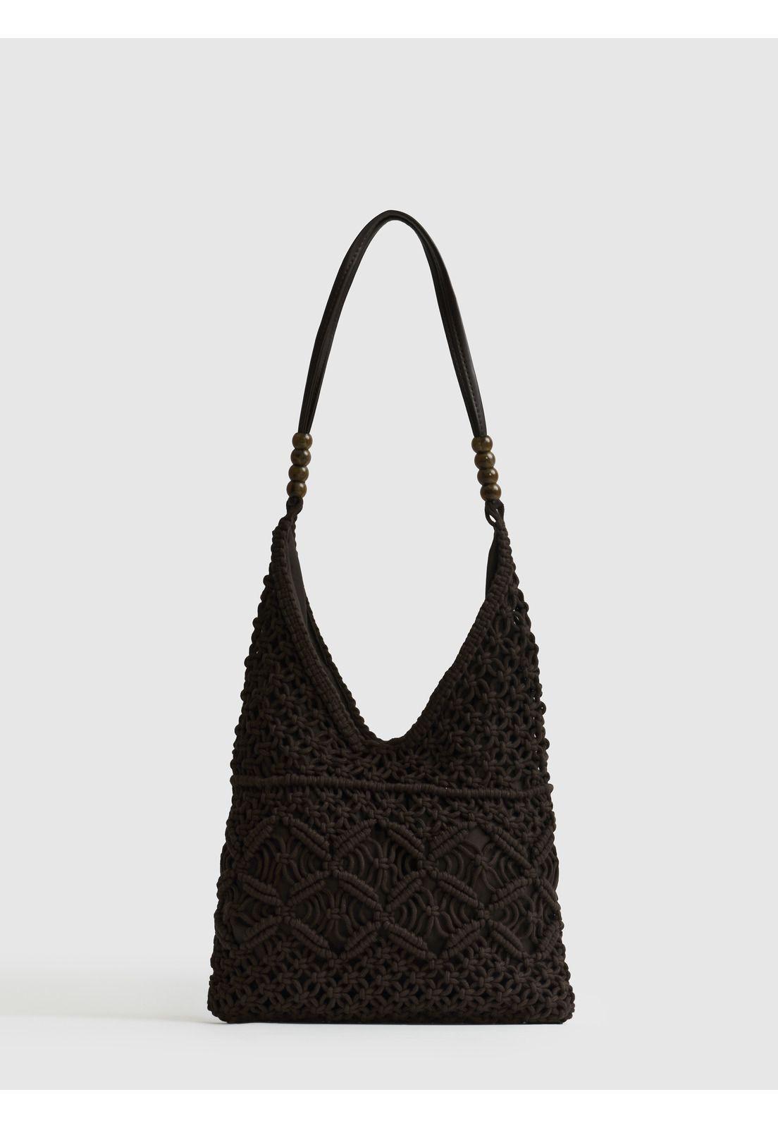 Cartera De Hombro Tejida Paradiso-0