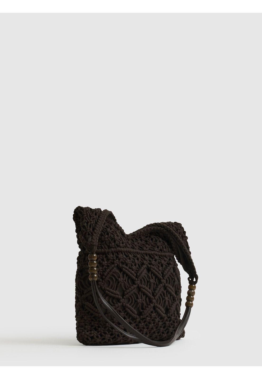 Cartera De Hombro Tejida Paradiso-2