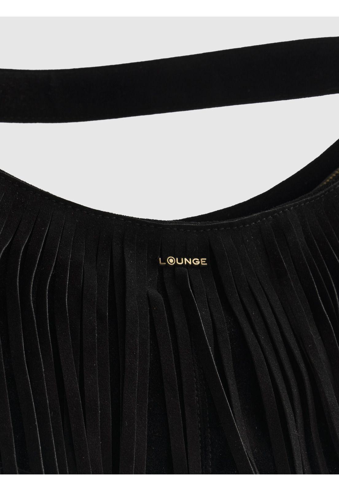 Cartera De Hombro Medialuna Flecos Boho-3