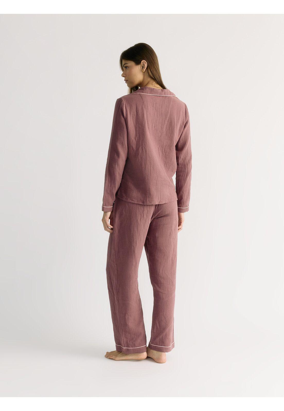 Pijama Camisero Bicolor Dreamy-2