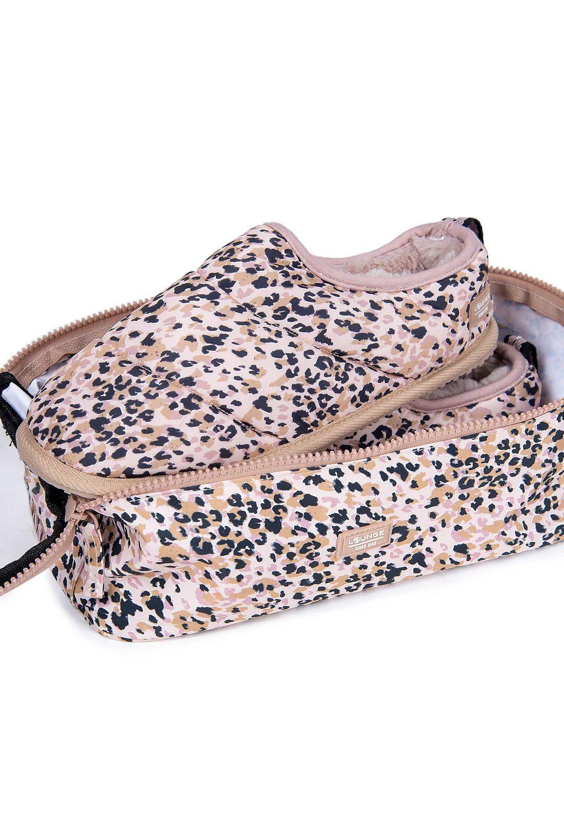 Pantuflas Mujer Dreamy Y Cosmetiquero Rosado-4