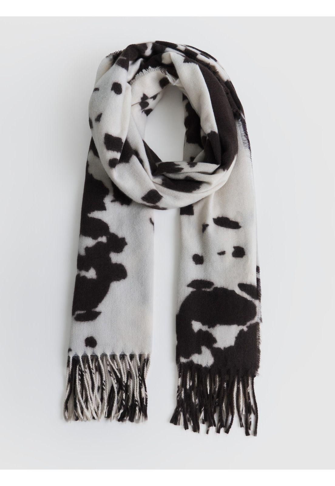 Bufanda Estampado De Vaca-2