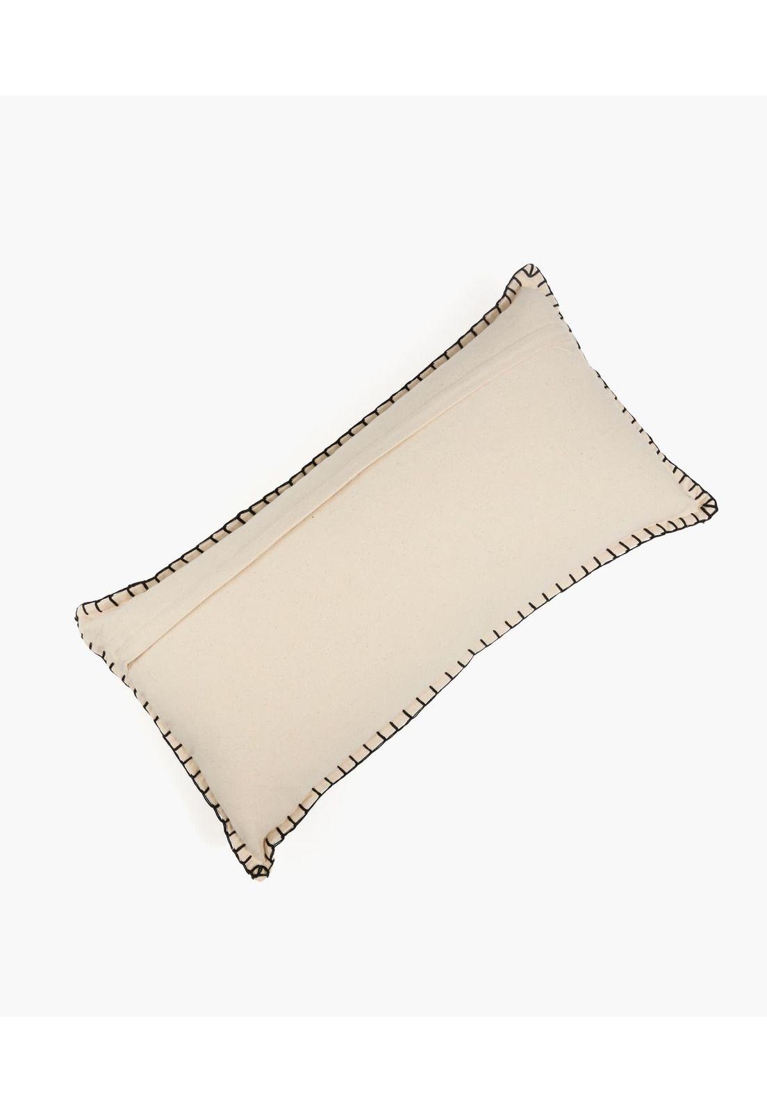 Cojín Algodón Palmera 30 X 60 Cm Beige-3