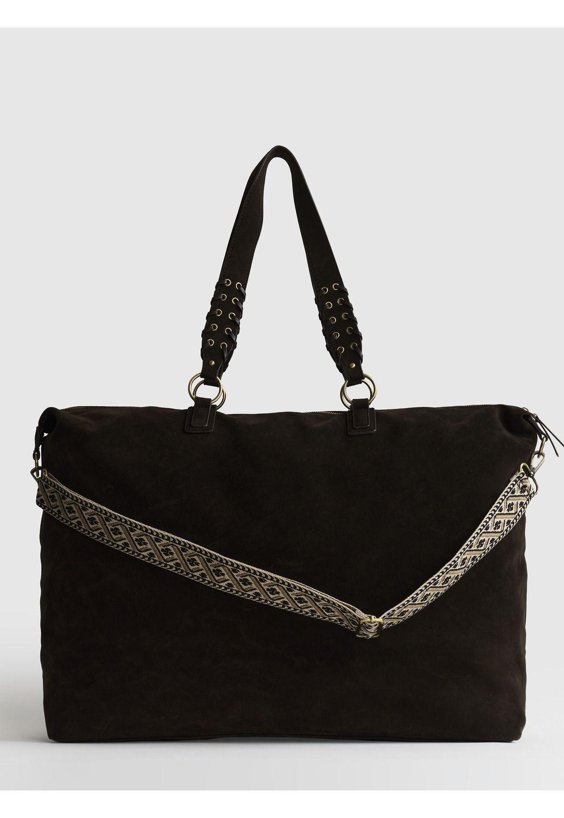 Bolso De Viaje Fake Suede-2