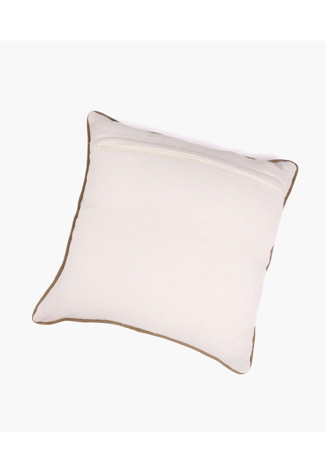 Funda Cojín Lino Básico 45 X 45 Cm Blanco-3