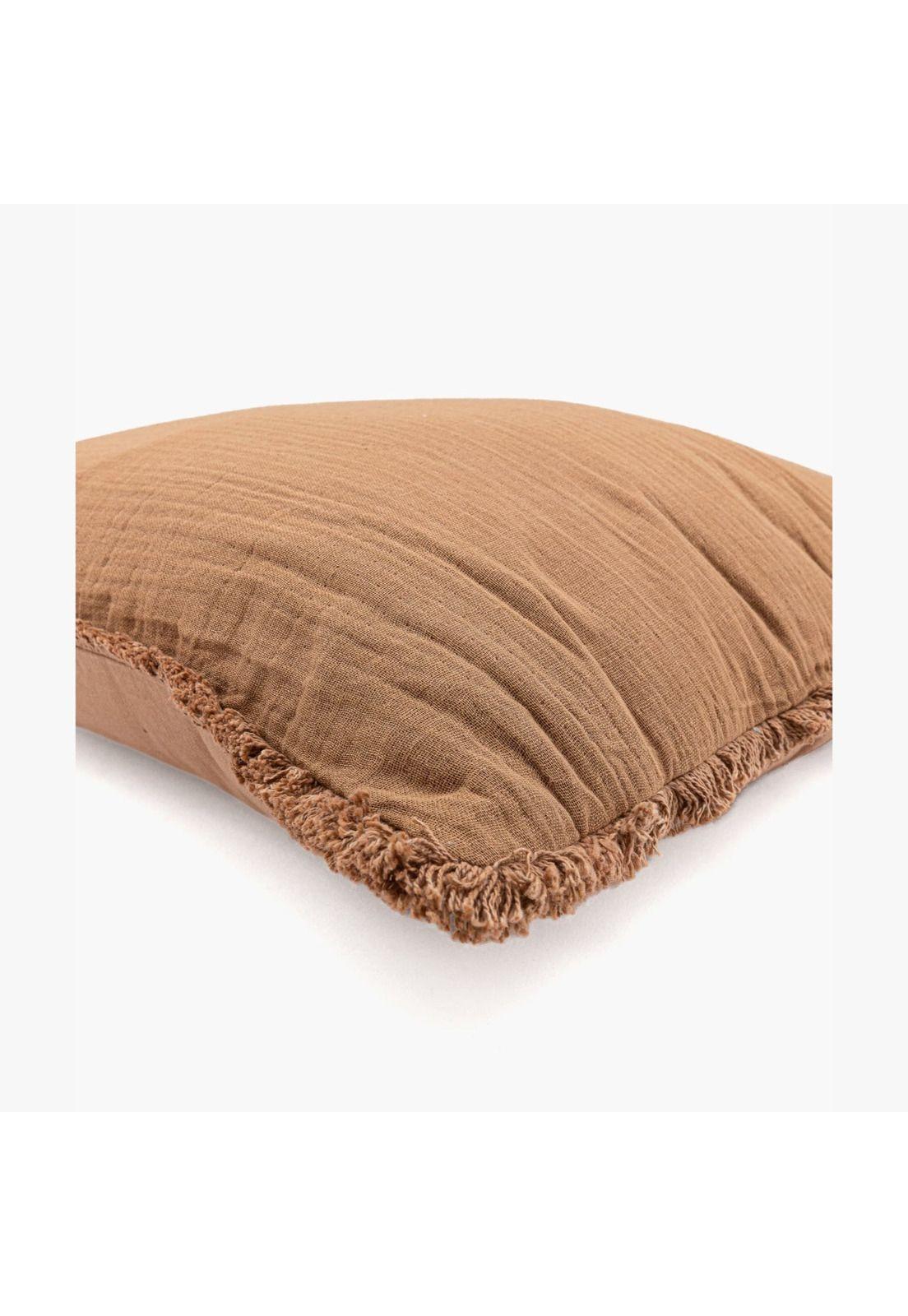 Cojín Algodón Gauze 45 X 45 Cm Terracota-1