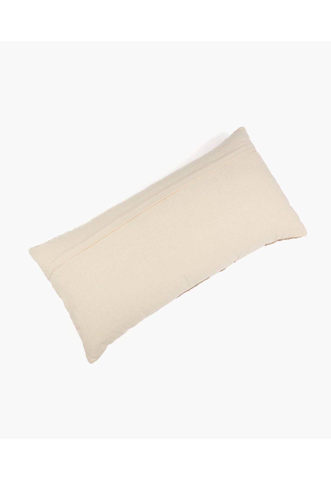 Cojín Algodón Textura Líneas 30 X 60 Cm Beige-0
