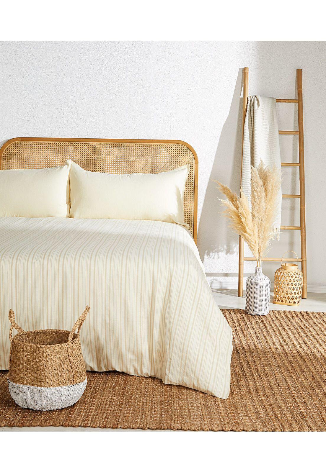 Funda De Plumón 260 X 220 Cm Lineas Lounge Crema-0