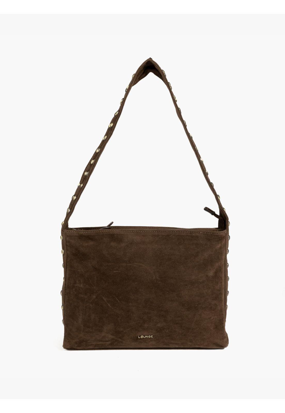 Cartera De Hombro Boho Efecto Gamuza -0