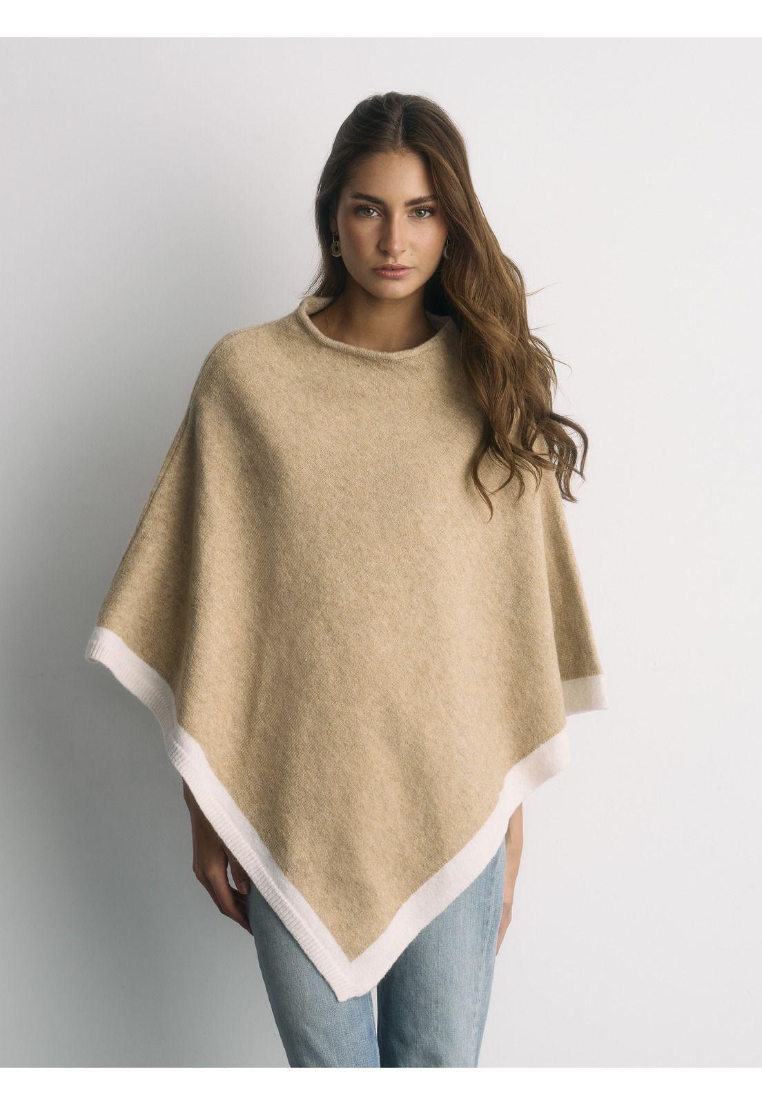 Capa Poncho Sin Cuello Alto Invierno-3