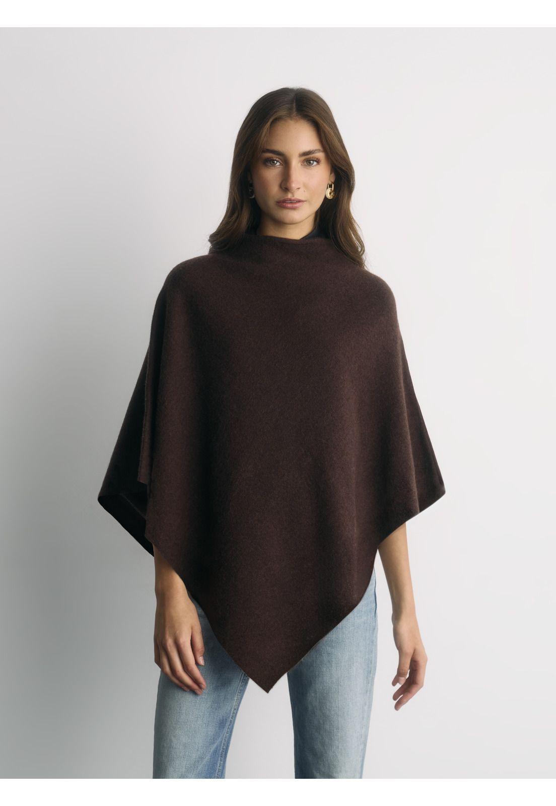 Capa Poncho Sin Cuello Alto Invierno-0