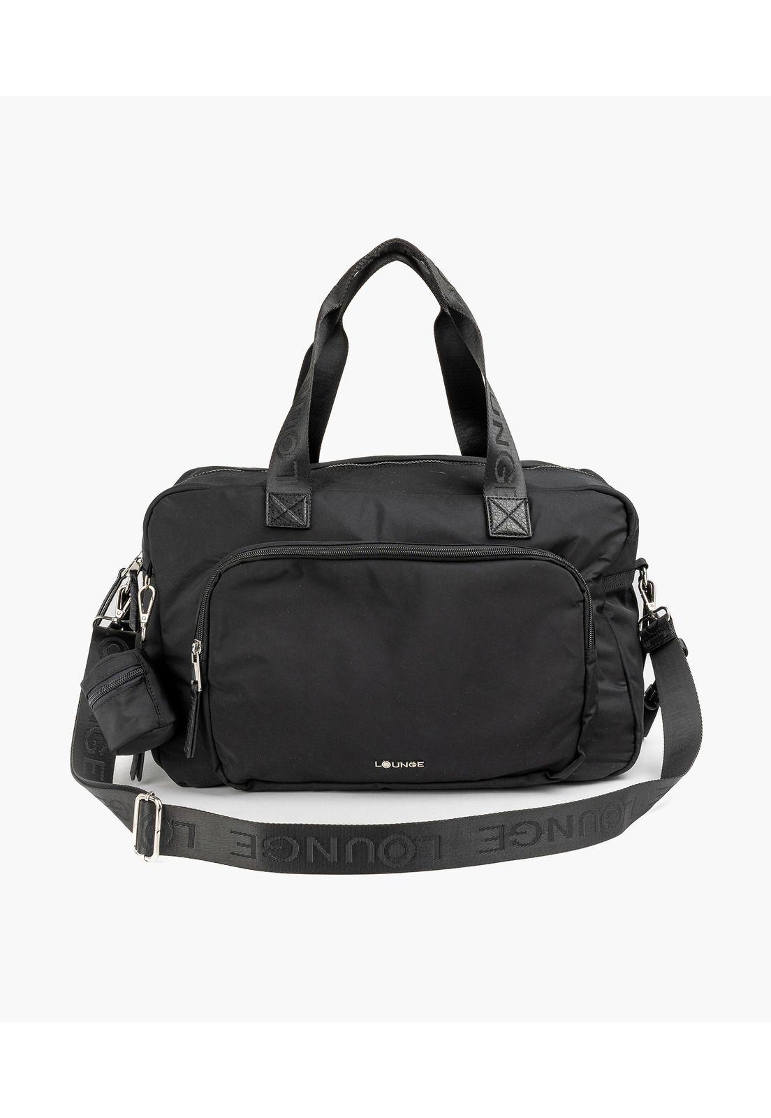 Bolso Maternal Nylon Negro-0