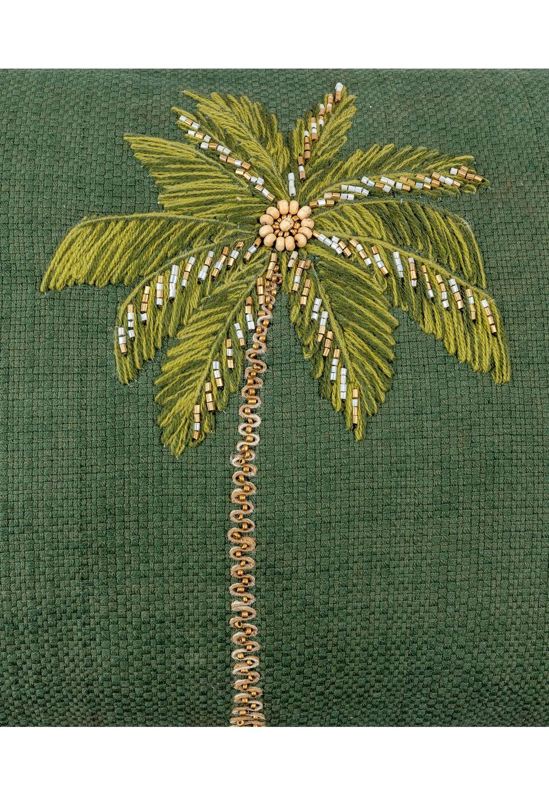 Funda de Cojín Algodón Palmeras 30 X 60 Cm-2