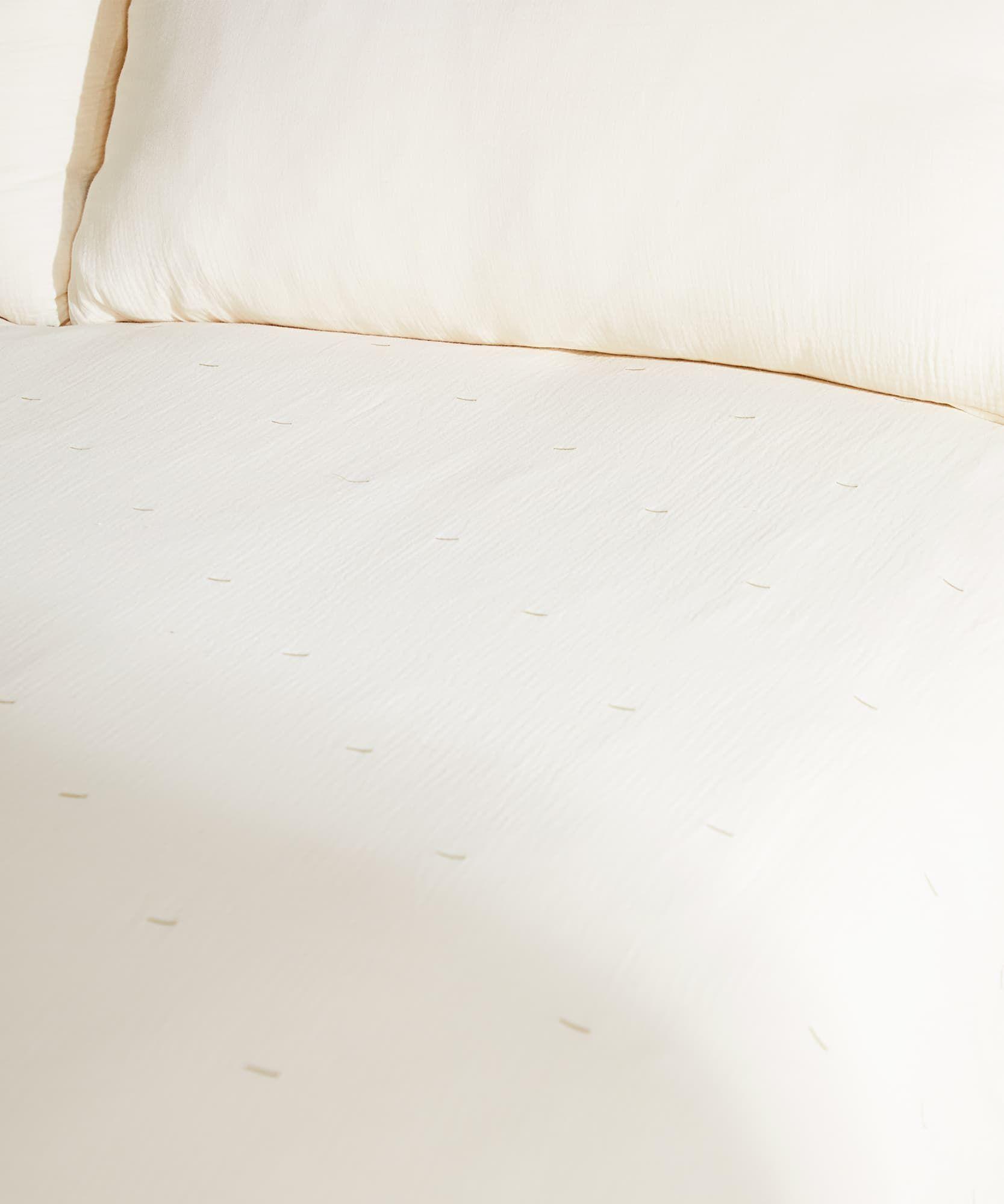 Funda De Plumón 220 X 220 Cm Rayas Lounge Beige-1