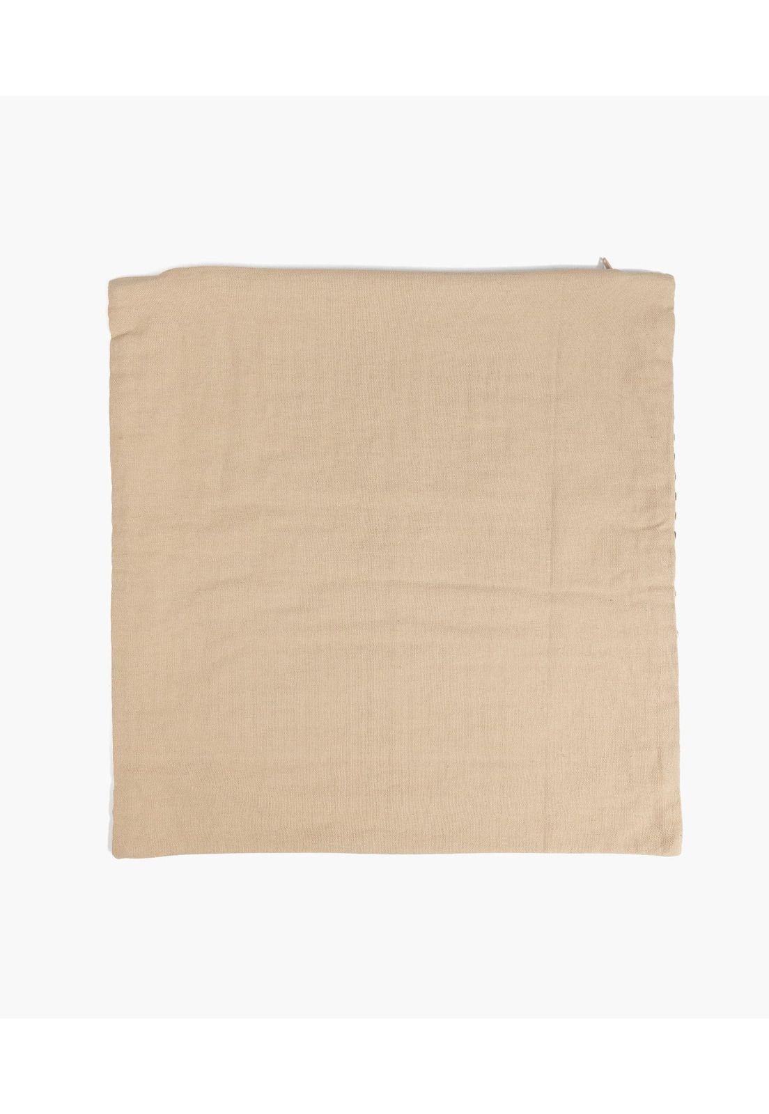 Cojín Algodón Costuras 45 X 45 Beige-3