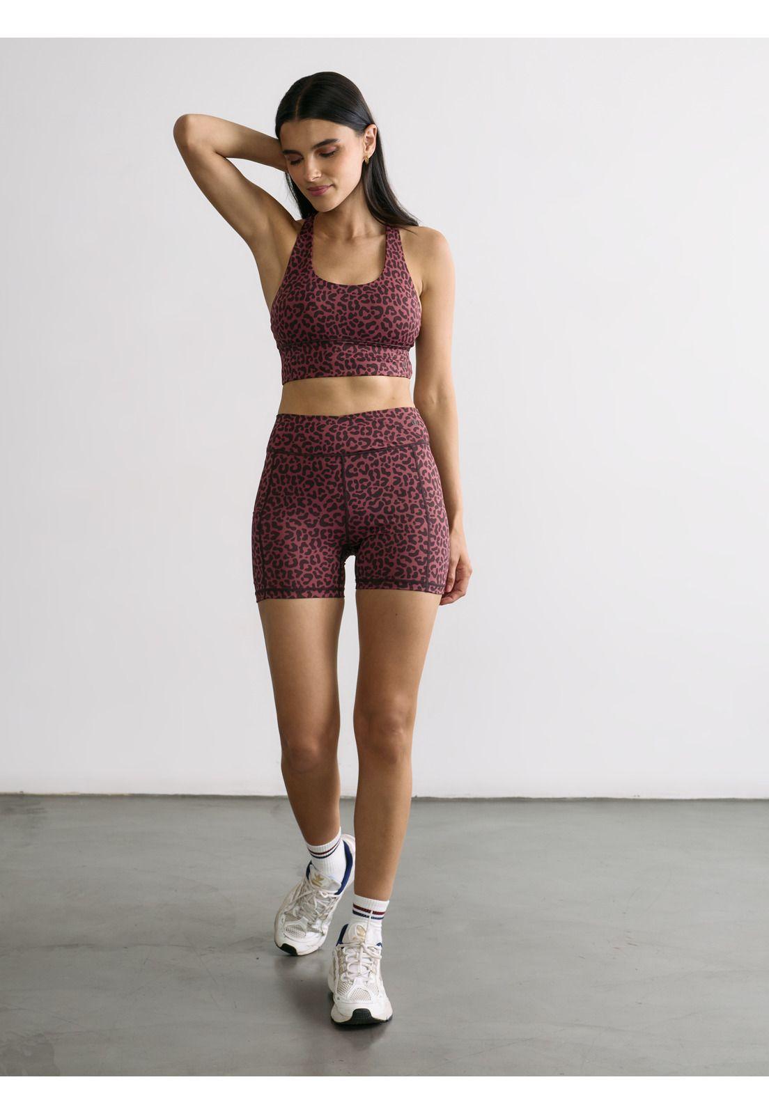 Short Deportivo Biker Animal Print Active-2