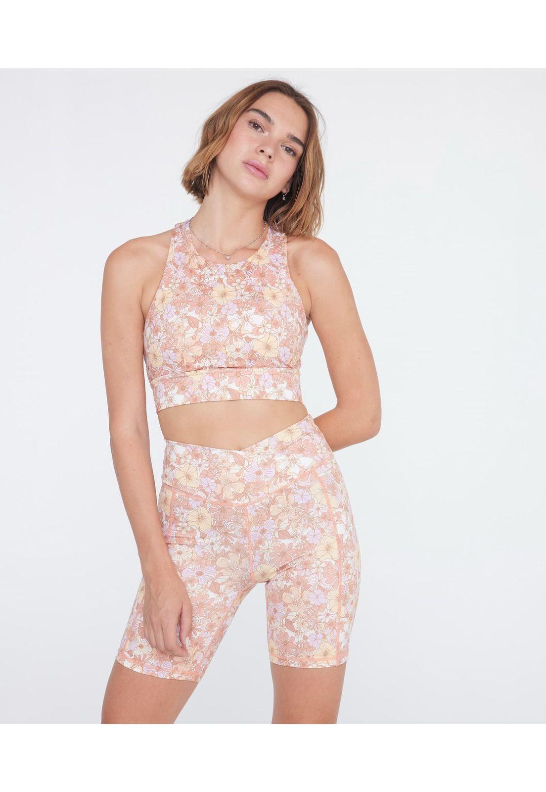 Short Deportivo Active Biker Cruzado Sweet Flowers-1