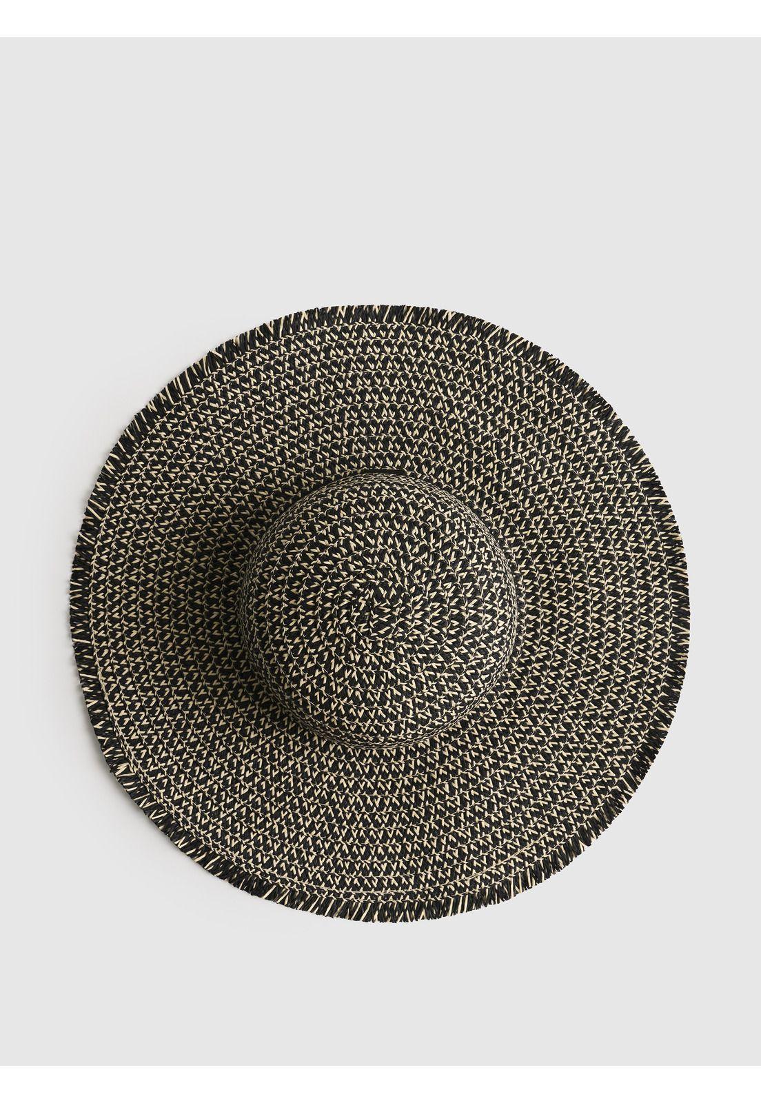 Sombrero Paradiso Flecos Negro-1