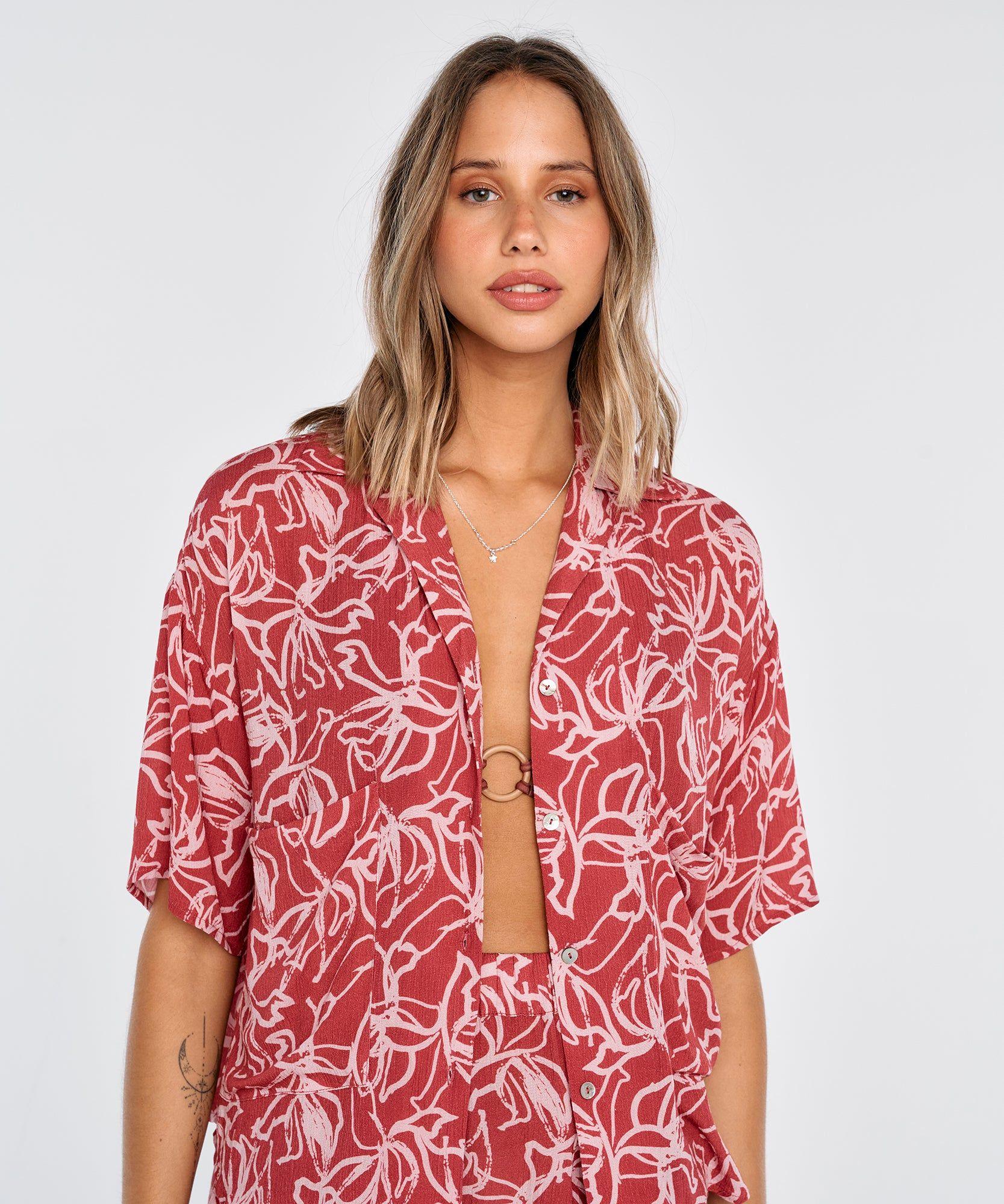 Camisa Mujer Bolsillos S-0