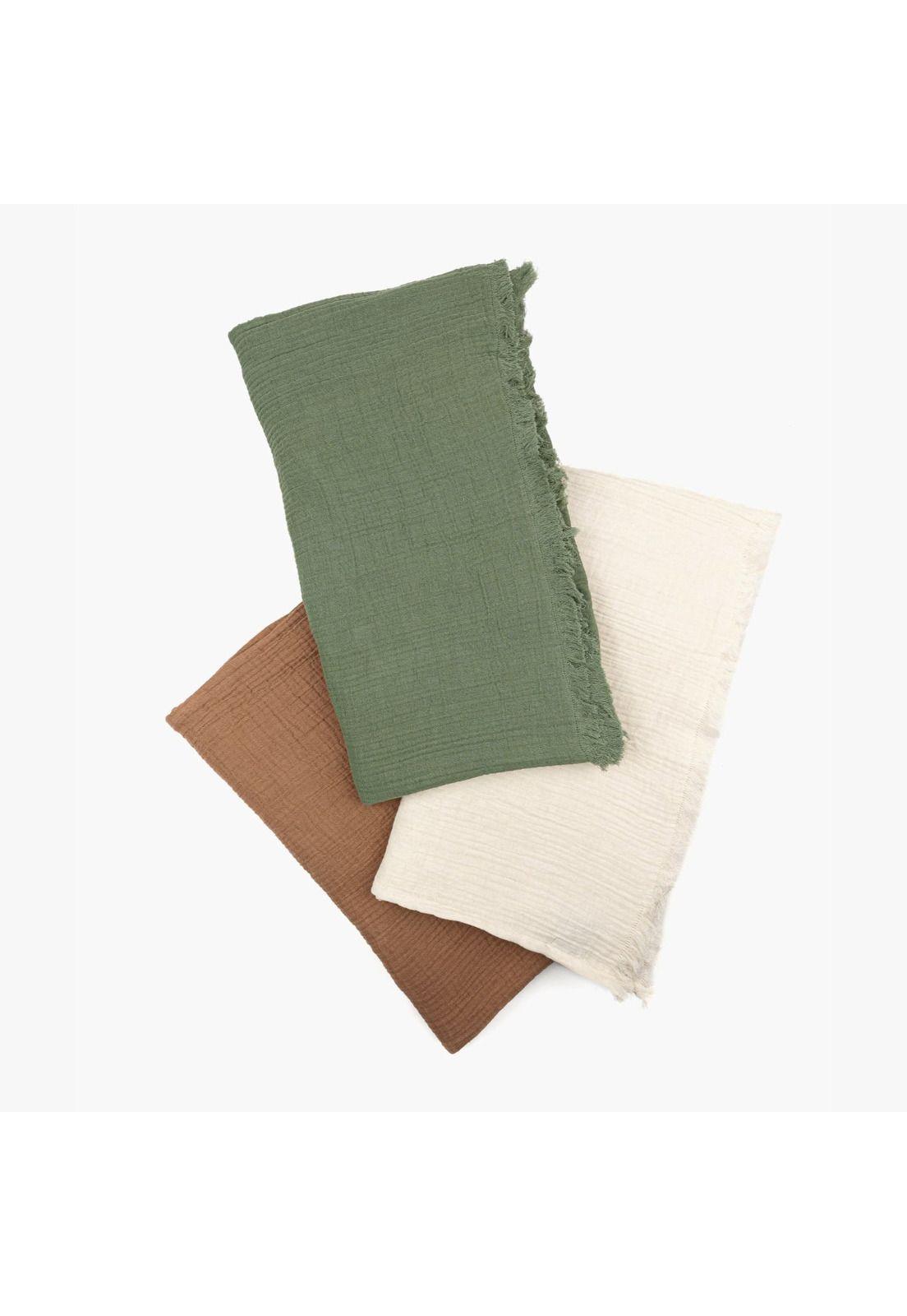 Piecera Algodón Gauze Terracota-3