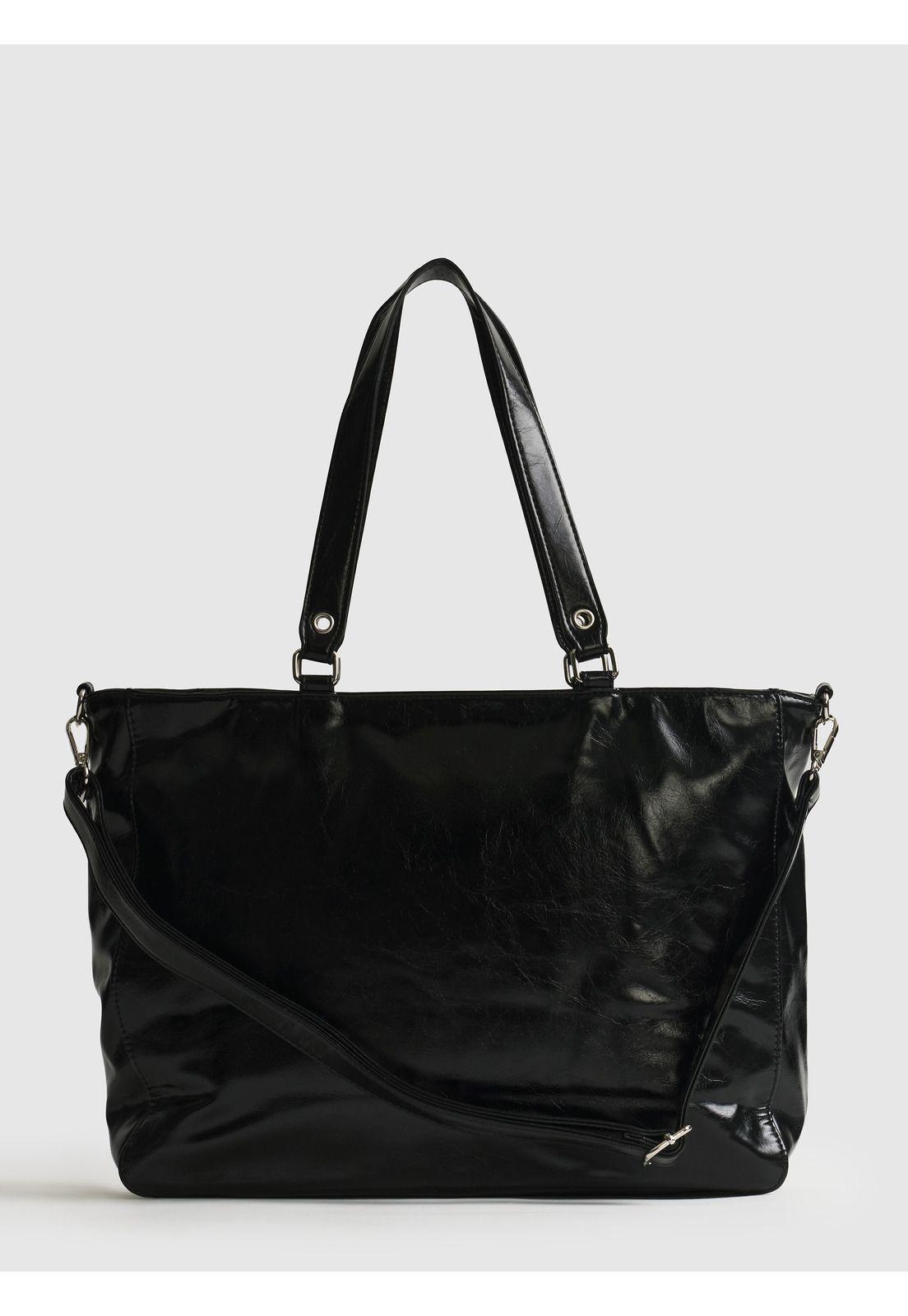 Bolso Notebook Mujer Charol Eyelets-2