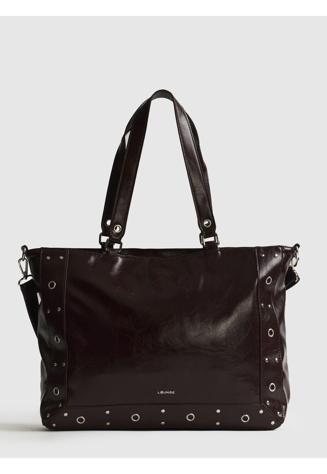 Bolso Notebook Mujer Charol Eyelets-0
