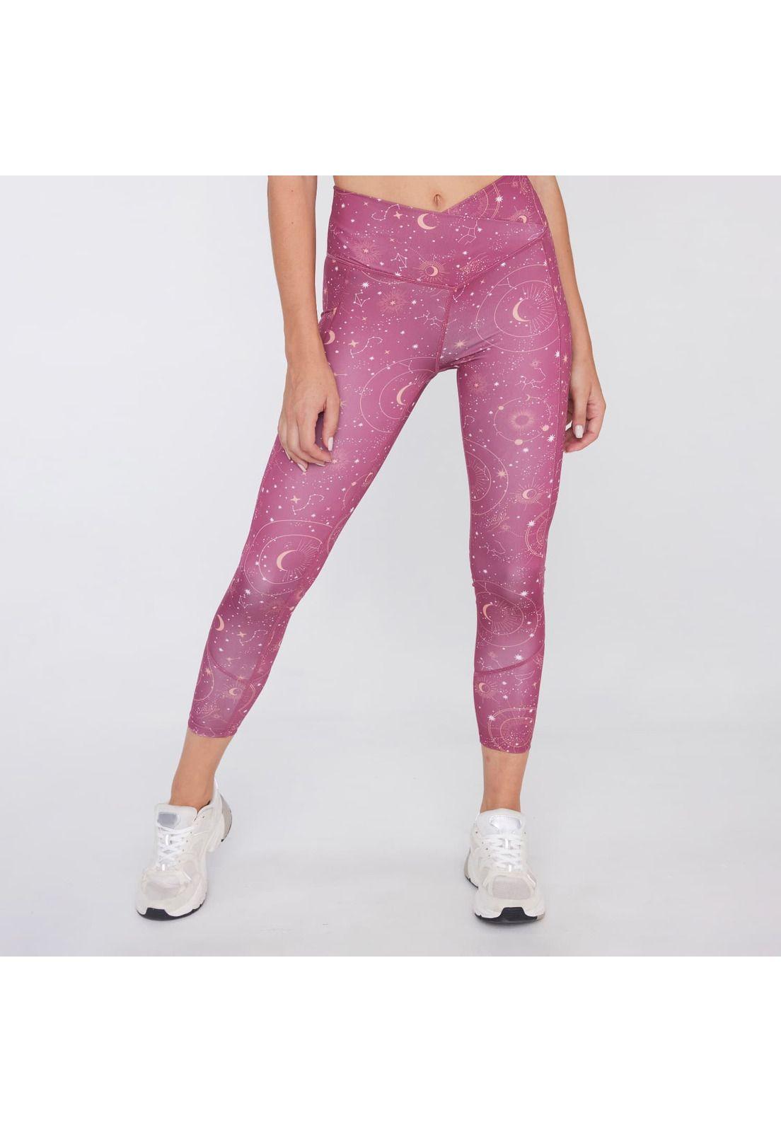Calza Mujer Deportiva Cruzada Burdeo Lounge-0