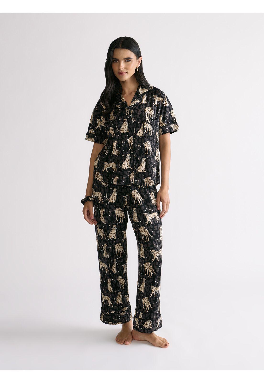 Set Pijama Camisero Tigres Dreamy-2