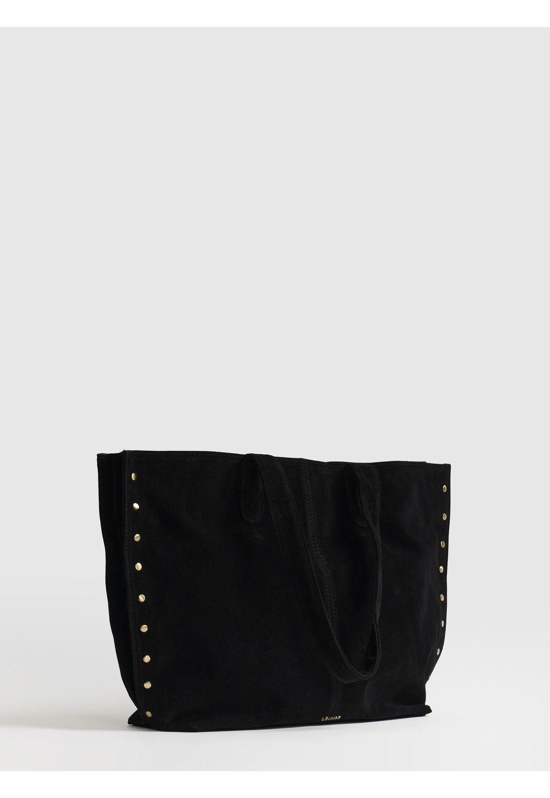 Cartera Tote Tachas Planas Boho-2