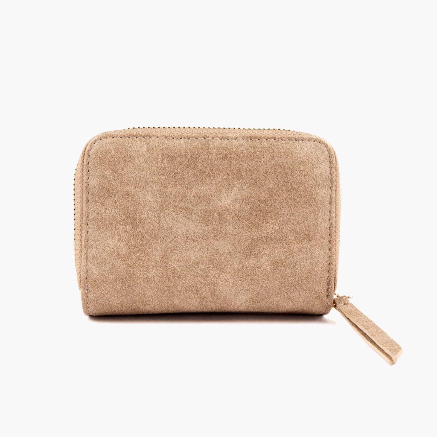 Billetera Mujer Solapa Taupe-2